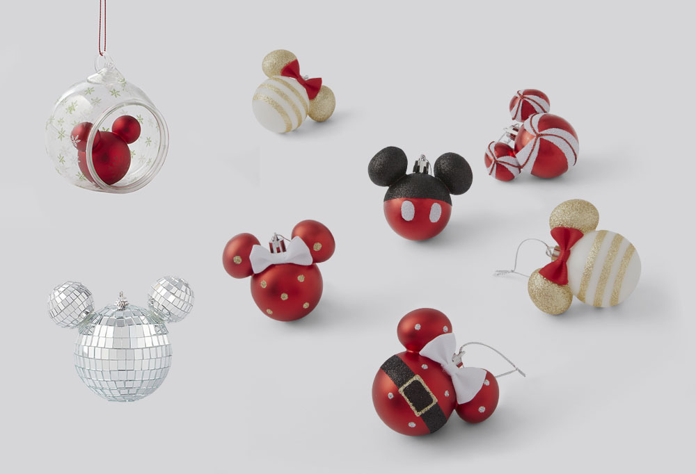 Vánoční ozdoby na stromeček ve stylu Disney Mickey Mouse od Pepco