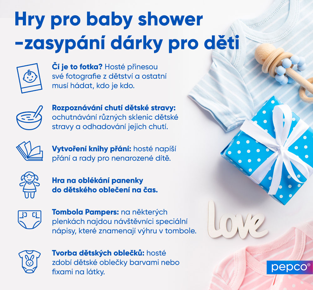 Infografika Pepco o baby shower