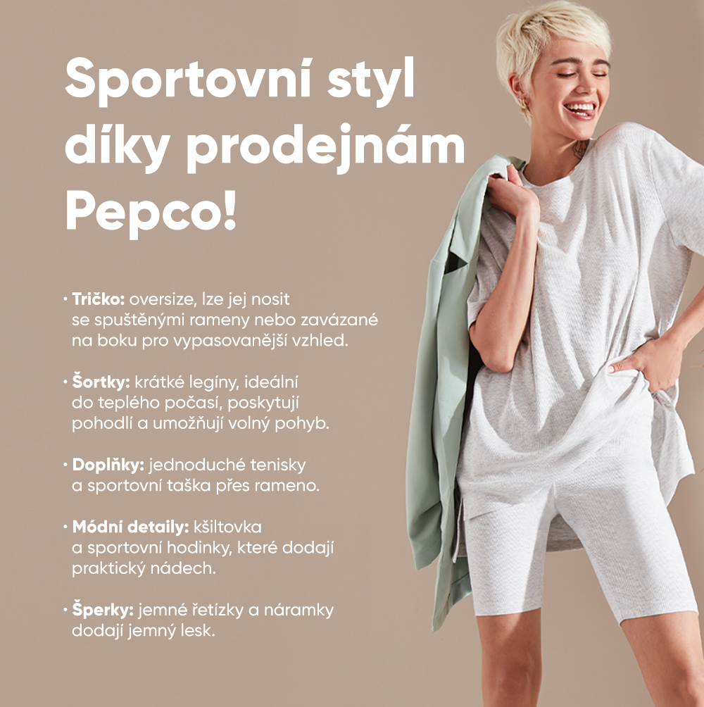 Sportovní styl z prodejen Pepco! - infografika