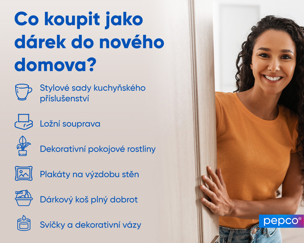 Infografika Pepco o dárku do nového bytu