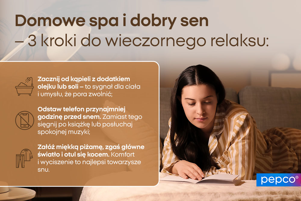 Domácí wellness a dobrý spánek – 3 kroky k večerní relaxaci: 