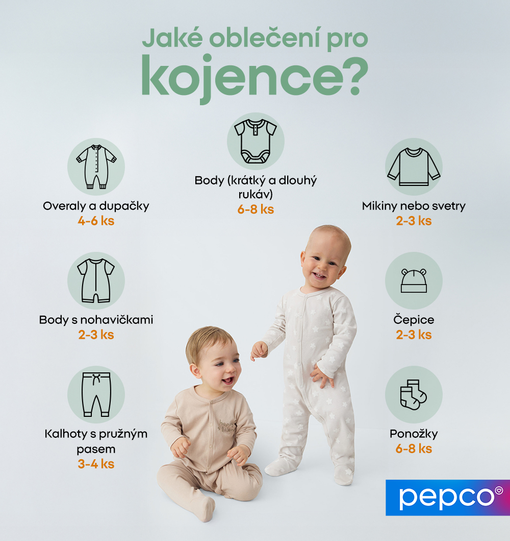Jaké oblečení pro kojence?