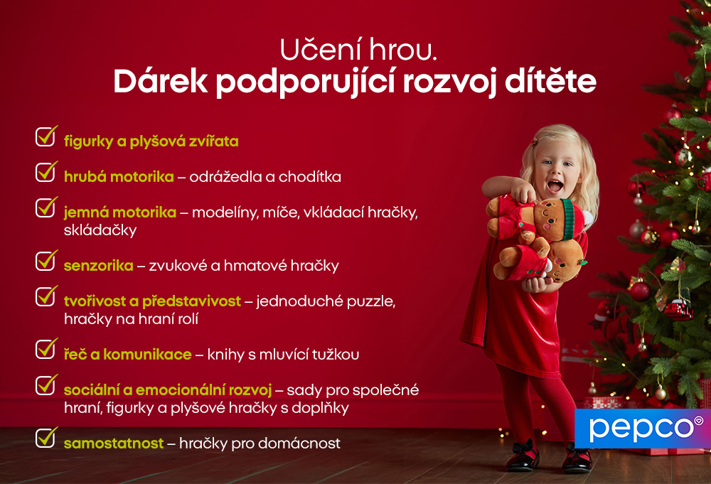 Učení hrou. Dárek podporující rozvoj dítěte 
